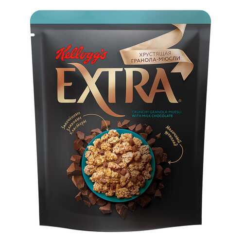 Гранола-мюсли хрустящая Kellogg's Extra с молочным шоколадом 300 г в Народная Семья