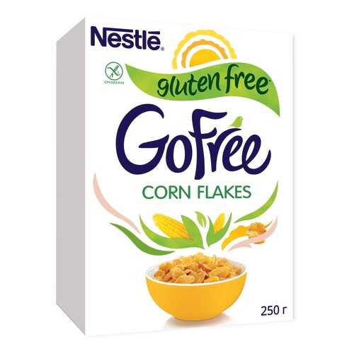 Хлопья кукурузные Nestle Gofree обогащенные витаминами 250 г в Народная Семья