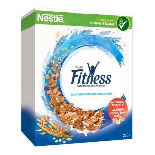 Хлопья Nestle Fitness из цельной пшеницы 250 г в Народная Семья