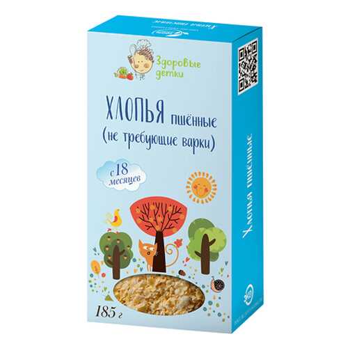 Хлопья пшённые Здоровые детки 185 г в Народная Семья