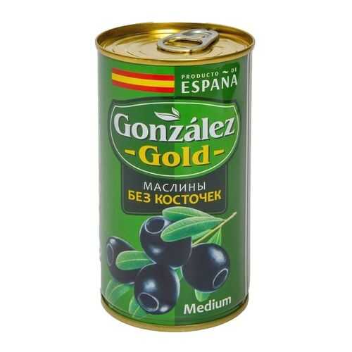 Маслины Gonzalez gold medium без косточек 350 г в Народная Семья