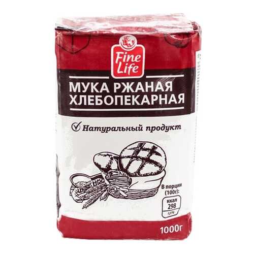 Мука ржаная Fine Life хлебопекарная 1 кг в Народная Семья