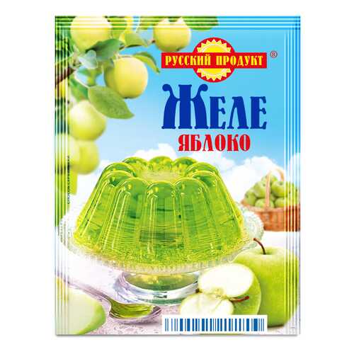 Желе быстрого приготовления Русский Продукт яблоко зеленое 50 г в Народная Семья