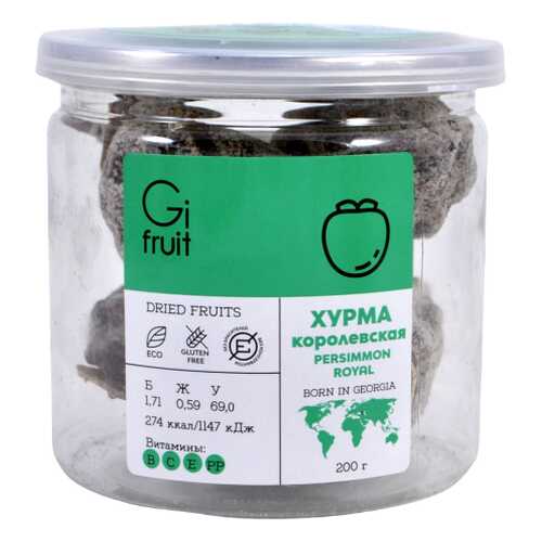 Хурма Королевская сушеная GIFRUIT, 200г в Народная Семья