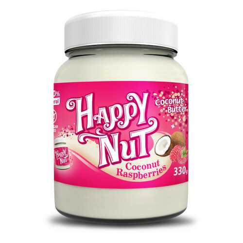 Кокосовая паста с малиной Happy Nut Coconut Raspberries 330г в Народная Семья