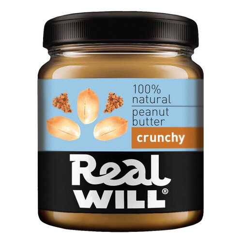 Real Will Peanut butter хрустящая 500 г в Народная Семья