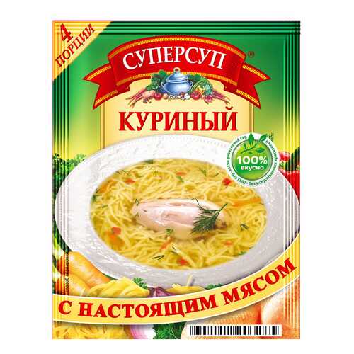 Суп суперсуп куриный с настоящим мясом 70 г в Народная Семья