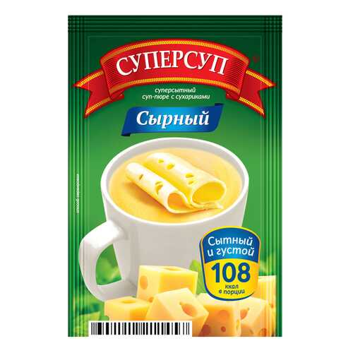 Суперсуп-пюре Суперсытный сырный с сухариками 26.5 г в Народная Семья