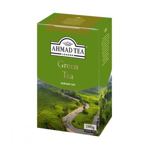 Чай Ahmad Green Tea, зеленый, листовой, 100 гр в Народная Семья