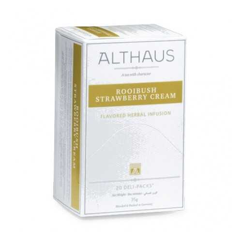 Чай Althaus Rooibush Strawberry Cream Deli Pack 20*1.75 г в Народная Семья