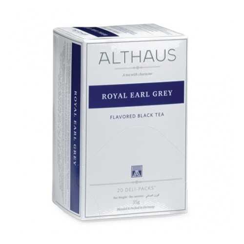 Чай Althaus Royal Earl Grey Deli Pack 20*1.75 г в Народная Семья