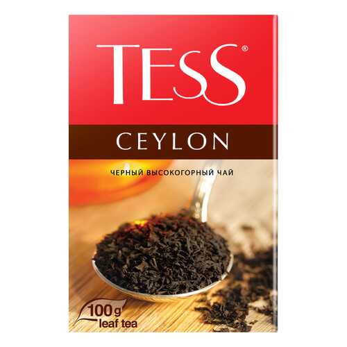 Чай черный листовой Tess Ceylon 100 г в Народная Семья