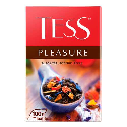 Чай черный листовой Tess Pleasure 100 г в Народная Семья