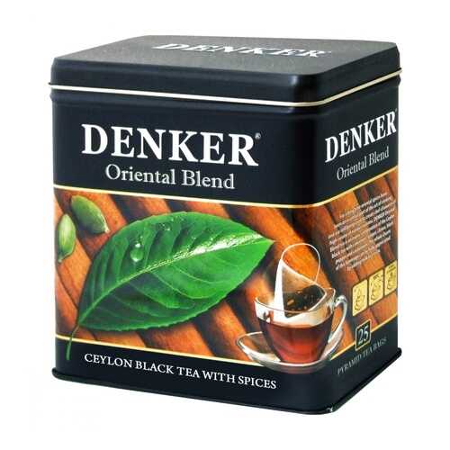 Чай Denker Oriental Blend черный с добавками 25 пирамидок в Народная Семья