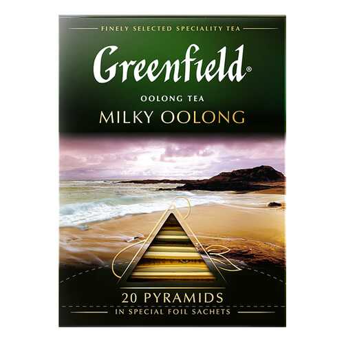 Чай оолонг в пирамидках Greenfield Milky Oolong 20 пакетиков в Народная Семья