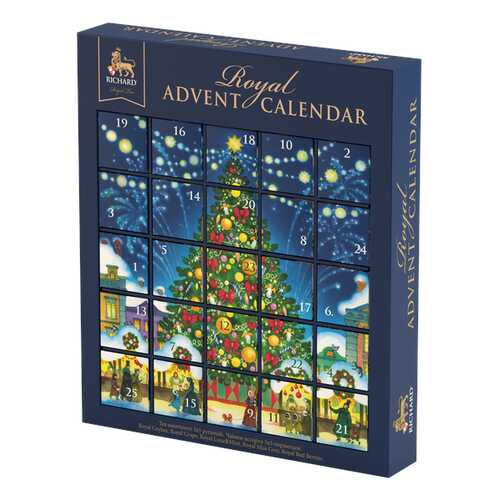 Чай Richard Royal Advent Calendar ассорти 25 пирамидок в Народная Семья