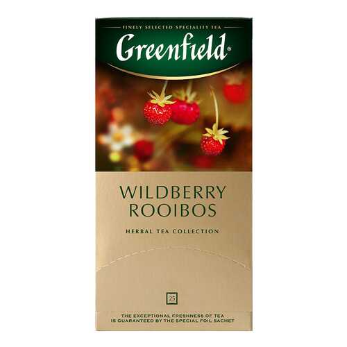 Чай травяной Greenfield Wildberry Rooibos 25 пакетиков в Народная Семья