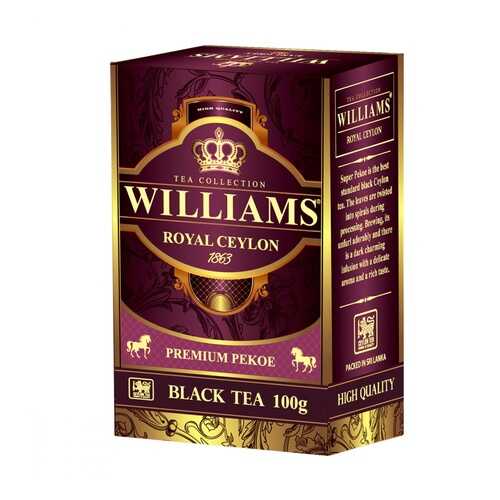 Чай Williams Royal Ceylon черный 100 г в Народная Семья