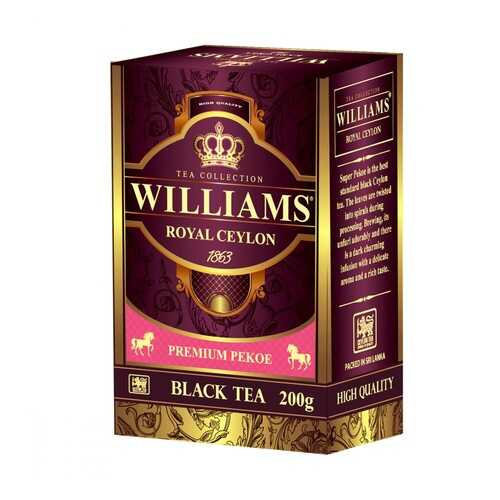 Чай Williams Royal Ceylon черный 200 г в Народная Семья