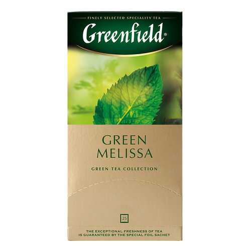 Чай зеленый Greenfield Green Melissa 25 пакетиков в Народная Семья