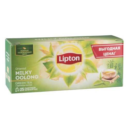 Чай зеленый Lipton milky oolong 25 пакетиков в Народная Семья