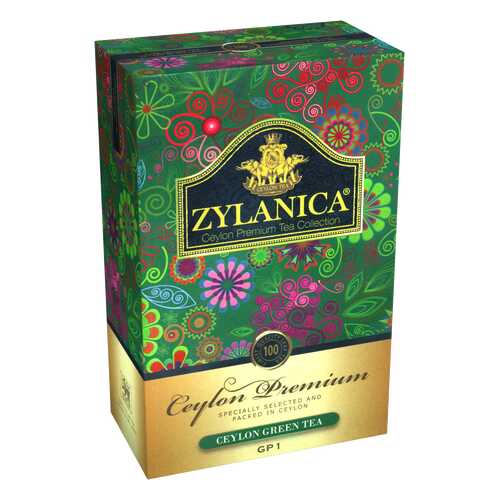 Чай зеленый листовой Zylanica ceylon premium collection 100 г в Народная Семья