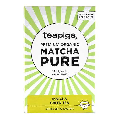 Чай зеленый Teapigs матча organic 14*1 г в Народная Семья