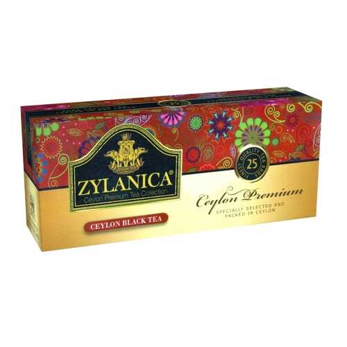 Чай Zylanica Ceylon Premium черный 25 пакетиков в Народная Семья