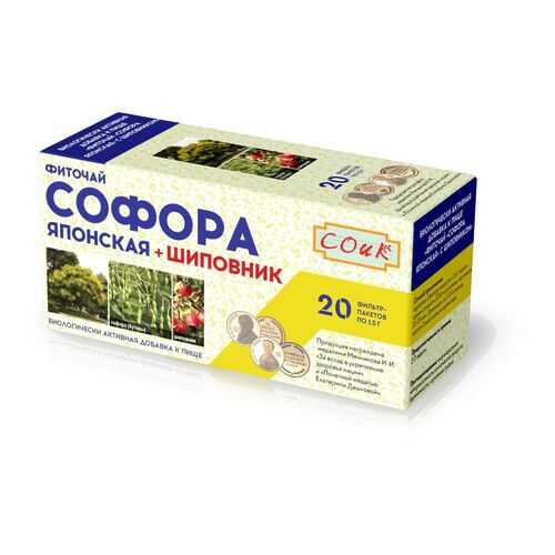 Фиточай софора с шиповником 20*1.5 г в Народная Семья