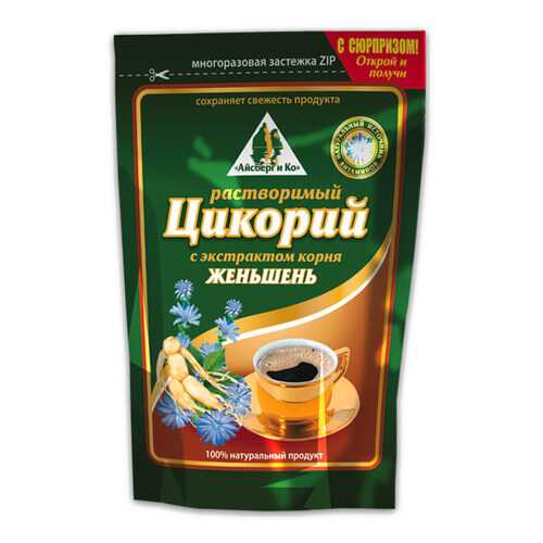 Цикорий Айсберг и Ко с экстрактом корня женьшень м/у 100 г в Народная Семья