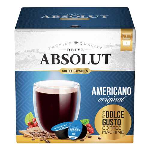 Кофе Absolut Drive Americano Original в капсулах для кофемашины Dolce Gusto 16 капсул в Народная Семья