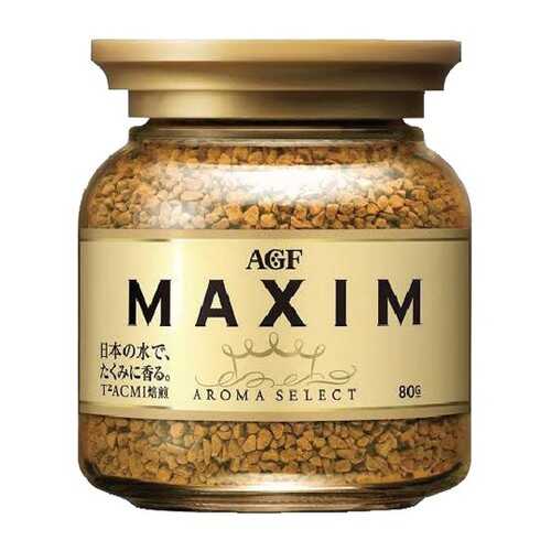 Кофе AGF Maxim растворимый gold blend 80 г в Народная Семья