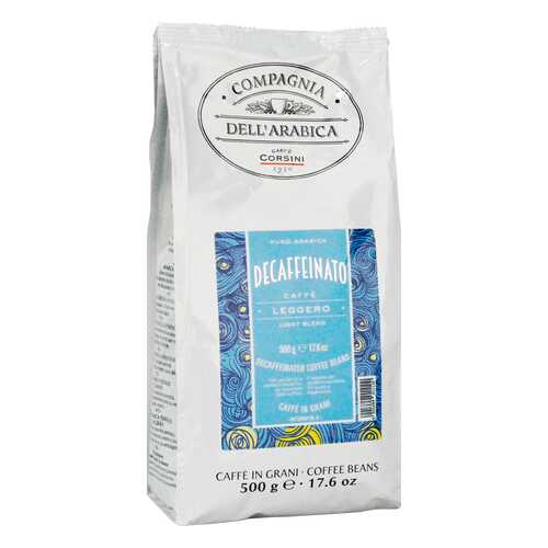 Кофе Compagnia Dell`Arabica Decaffeinato в зернах 500 г в Народная Семья