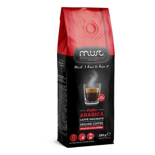 Кофе молотый Must pure arabica 250 г в Народная Семья