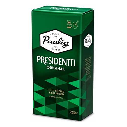 Кофе молотый Paulig presidentti original 250 г в Народная Семья