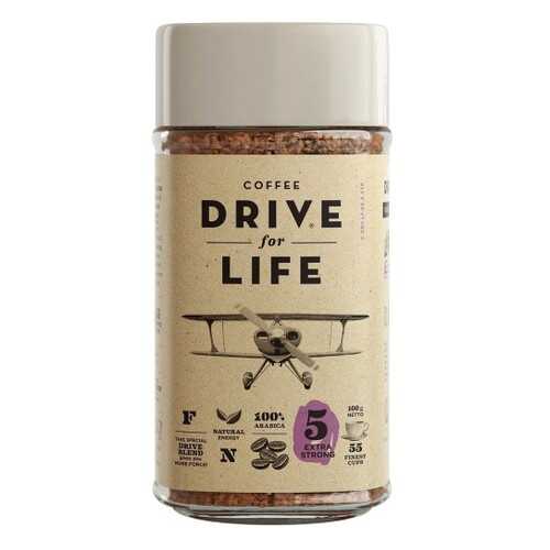 Кофе растворимый живой Drive for Life extra strong 100 г в Народная Семья