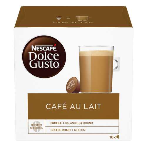 Кофе в капсулах Nescafe dolce gusto cafe au lait 16 капсул в Народная Семья