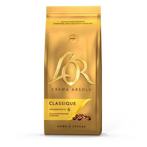 Кофе в зернах L'OR crema absolu classique 230 г в Народная Семья