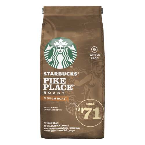 Кофе в зернах Starbucks Pike Place Roast средней обжарки 200 г в Народная Семья