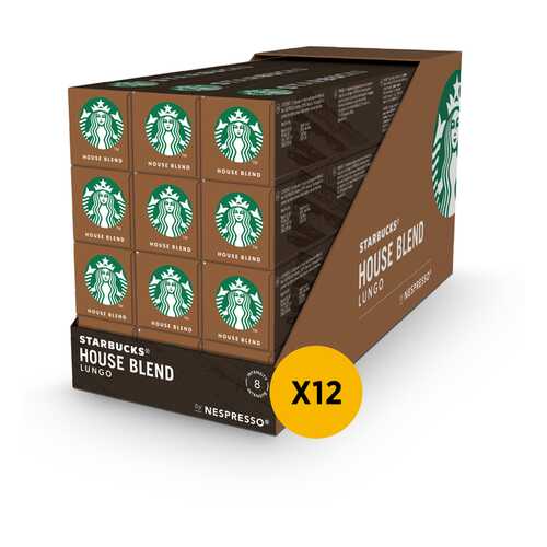 Nespresso STARBUCKS House Blend 12 штук по 57г в Народная Семья