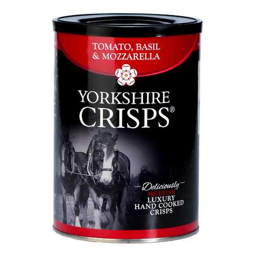 Чипсы картофельные Yorkshire Crisps с томатом базиликом и моцареллой 100 г в Народная Семья