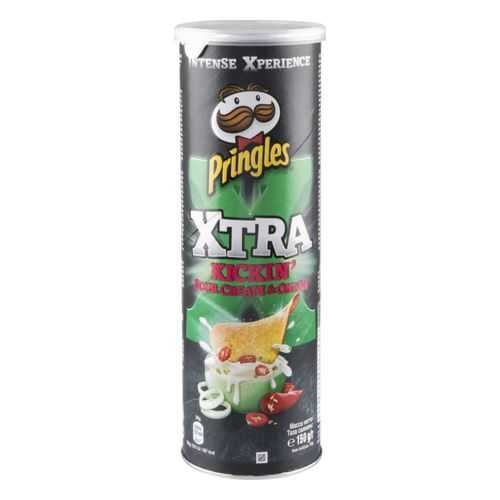 Картофельные чипсы Pringles хtra со вкусом сметаны и лука 150 г в Народная Семья