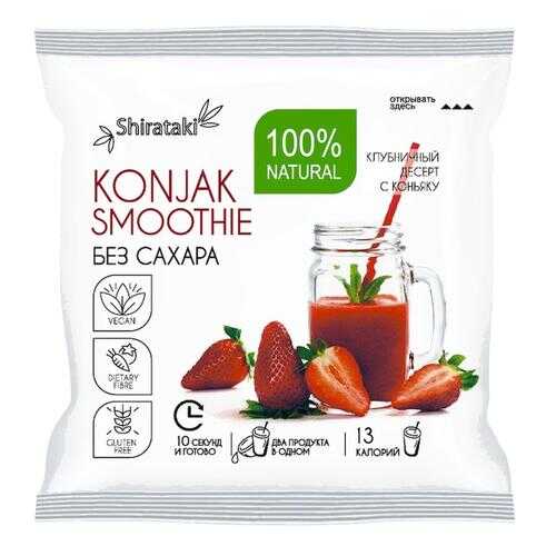 Десерт без сахара Konjak Smoothie клубничный 20 шт по 15 г в Народная Семья