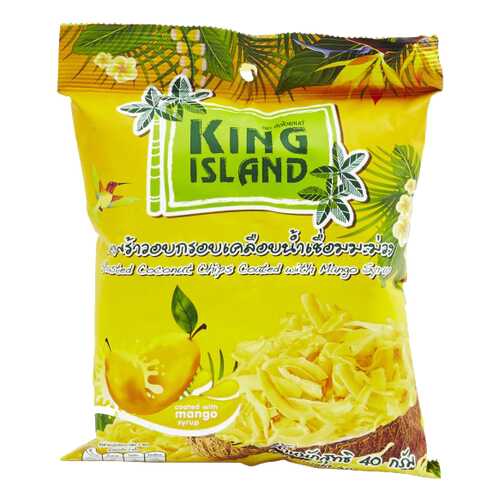 Кокосовые чипсы King Island с манго 40 г в Народная Семья