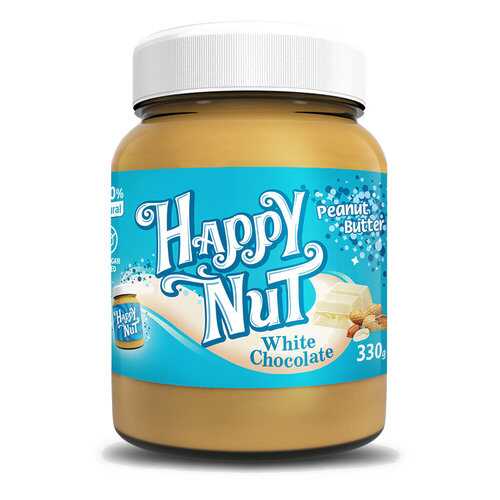 Арахисовая паста Happy Life Happy Nut с белым шоколадом 330 г в Народная Семья