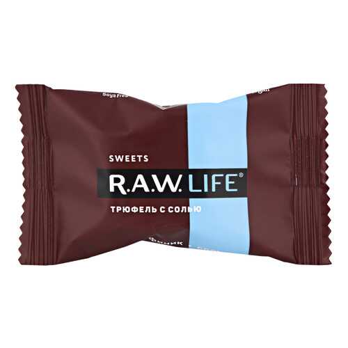 Конфета Raw Life трюфель с солью 18 г в Народная Семья