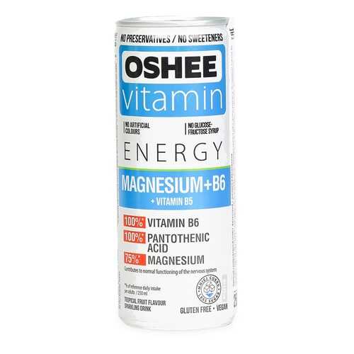 Напиток газированный фруктовый Oshee Magnesium+В6 0.25мл ж/б Польша в Народная Семья