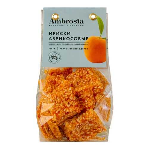 Ириски Ambrosia Абрикосовые 100г Россия в Народная Семья