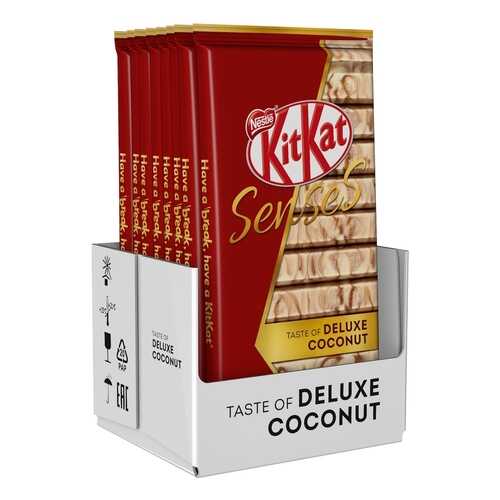 KITKAT Senses Deluxe Coconut 8 шт по 112г в Народная Семья