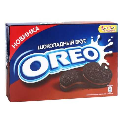 Печенье Oreo шоколадный вкус 228 г в Народная Семья